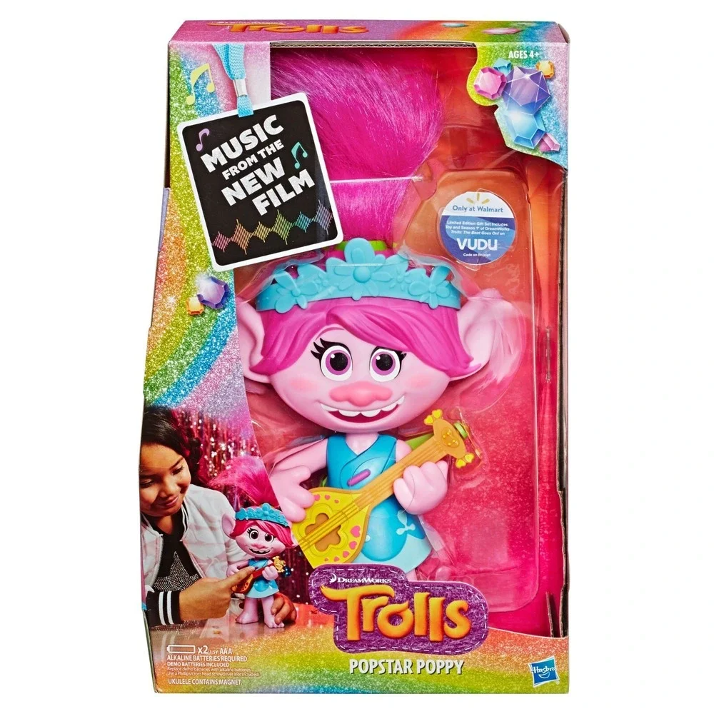 DreamWorks Trolls Popstar‎ Poppy Singing Doll with Music From The New Film NEW
